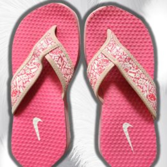 Two Pairs of Girls Flips Flops - Picture 4 of 5